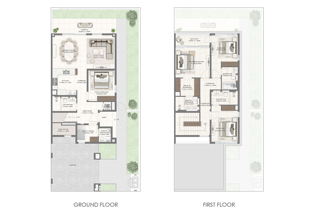 Greenspoint at Emaar-South 3 Bedroom Townhouse