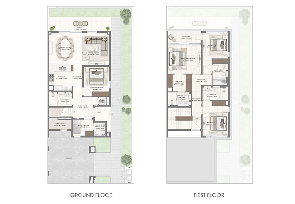 Greenspoint at Emaar-South 4 Bedroom Townhouse